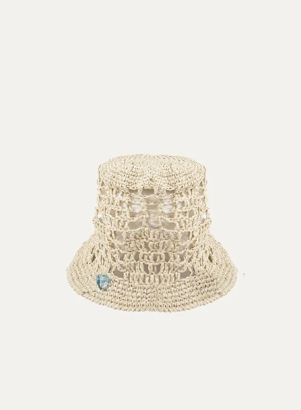 Crochet Hat with Stone