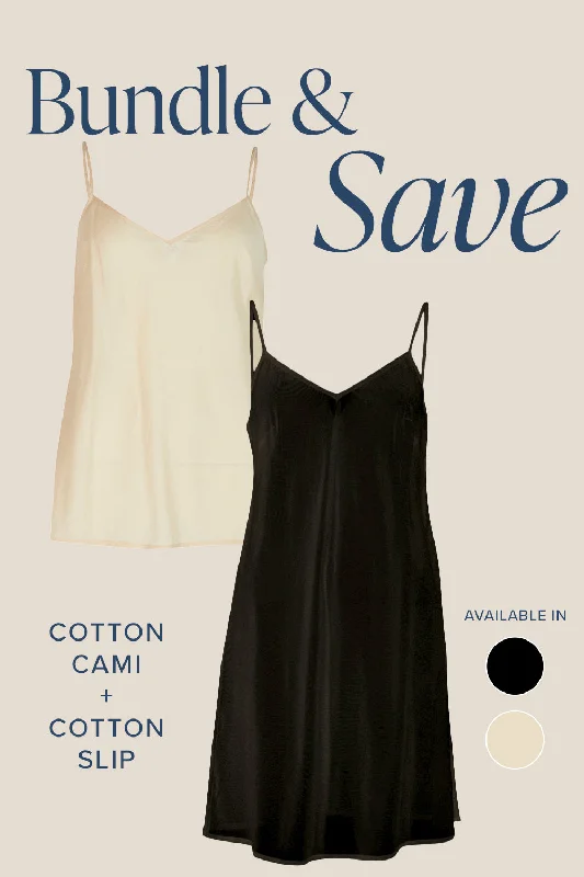 The Cotton Slip & Cami Bundle