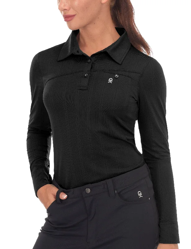 Women's Ultra-Elastic UPF50+ Golf Polo Shirts