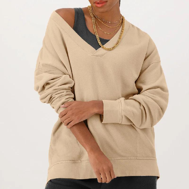 Women's Champion Oversized V-Neck Pullover