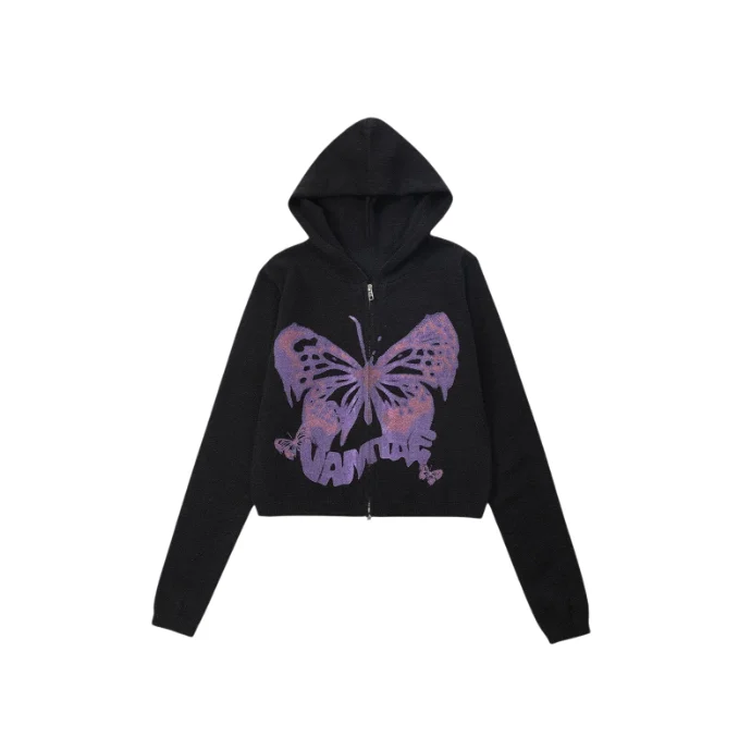 NB Butterfly Print Hoodie