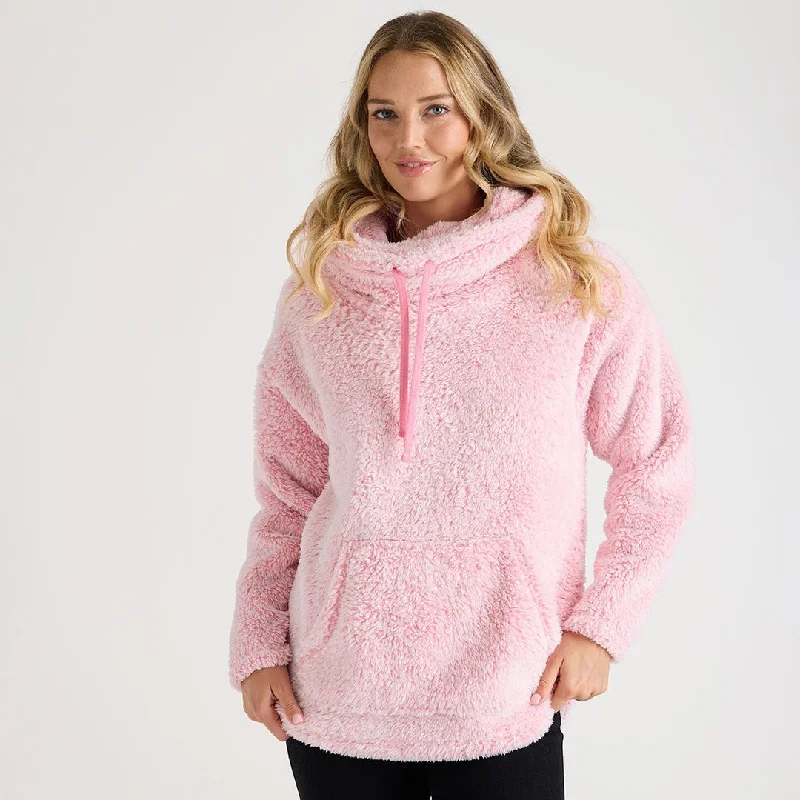 Ladies Cowl Neck Fleece