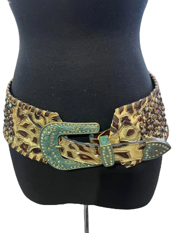 Cross Belt In Cheetah