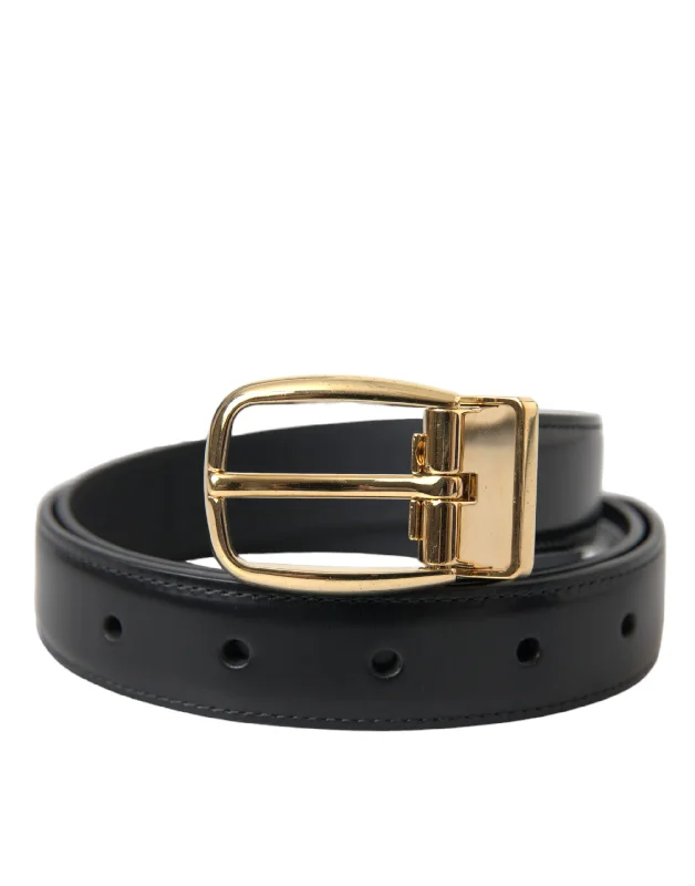 Dolce & Gabbana  Calf Leather  Metal Buckle Women's Belt