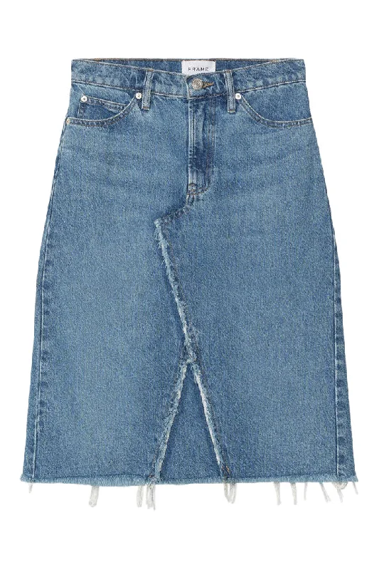 Frame Denim Deconstructed Skirt in Mabel