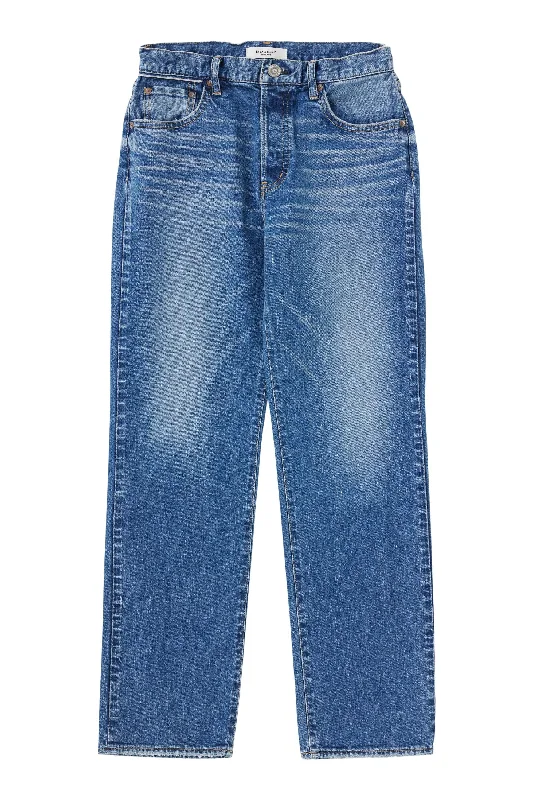 Moussy Denim Willowen Straight Leg Jeans in Blue