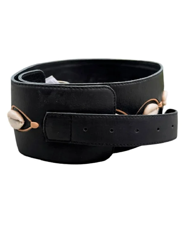 Women's Blora Leather Belt In Black