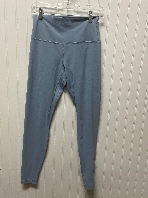 Athletic Leggings By Lululemon In Blue, Size: 8