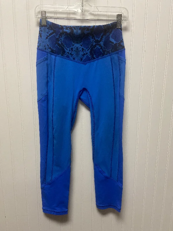 Athletic Leggings By Lululemon In Blue, Size: S