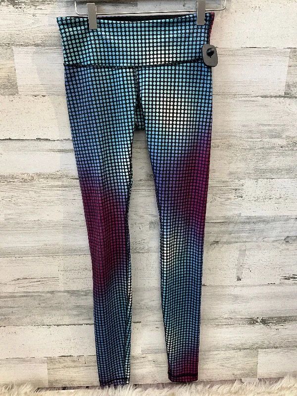 Athletic Leggings By Lululemon In Multi-colored, Size: 4