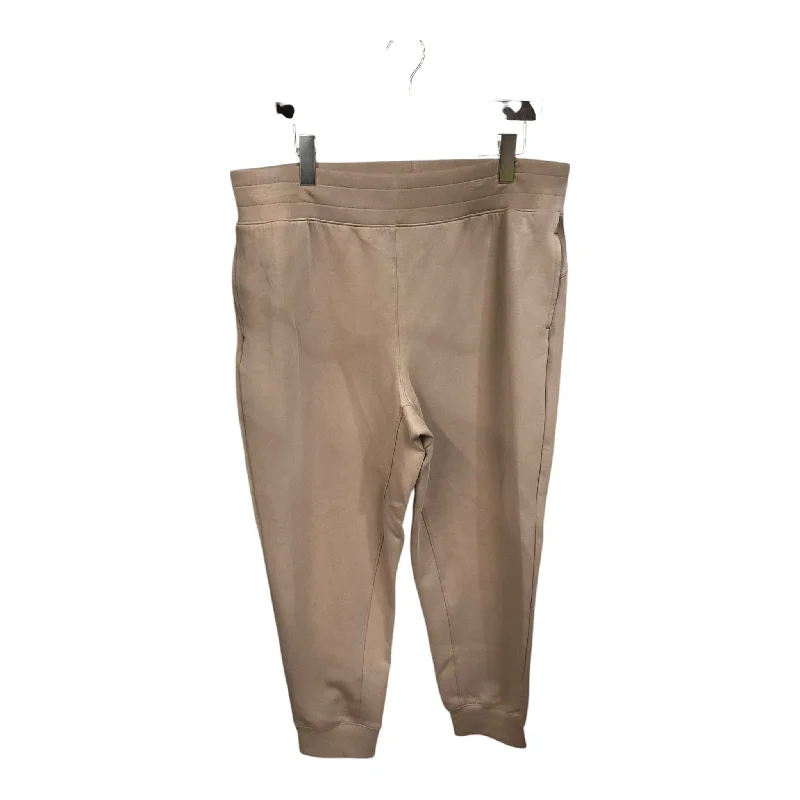 Athletic Pants By Tek Gear In Tan, Size: Xl