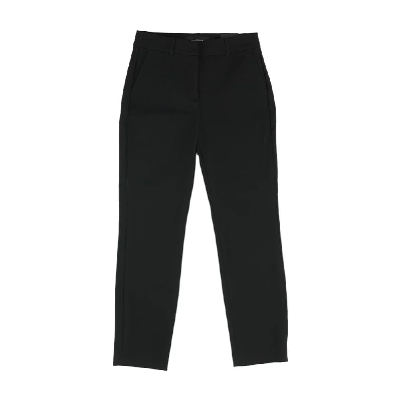 Black Solid Dress Pants