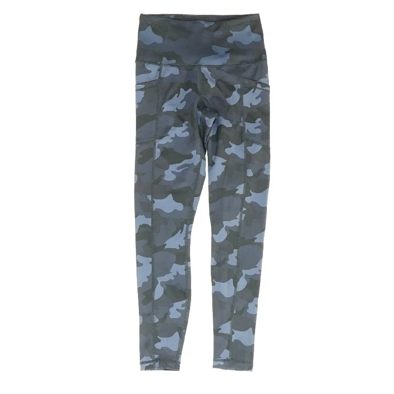 Blue Camo Leggings