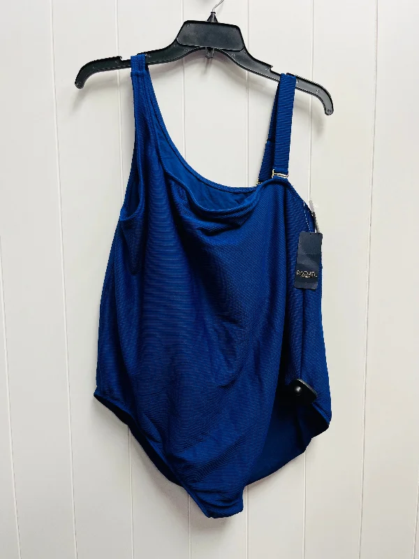 Blue Swimsuit Rachel Roy, Size 3x