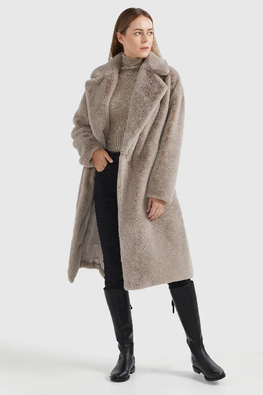 Long Sherpa Teddy Coat