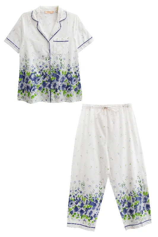 La Cera Forget Me Not Print PJ