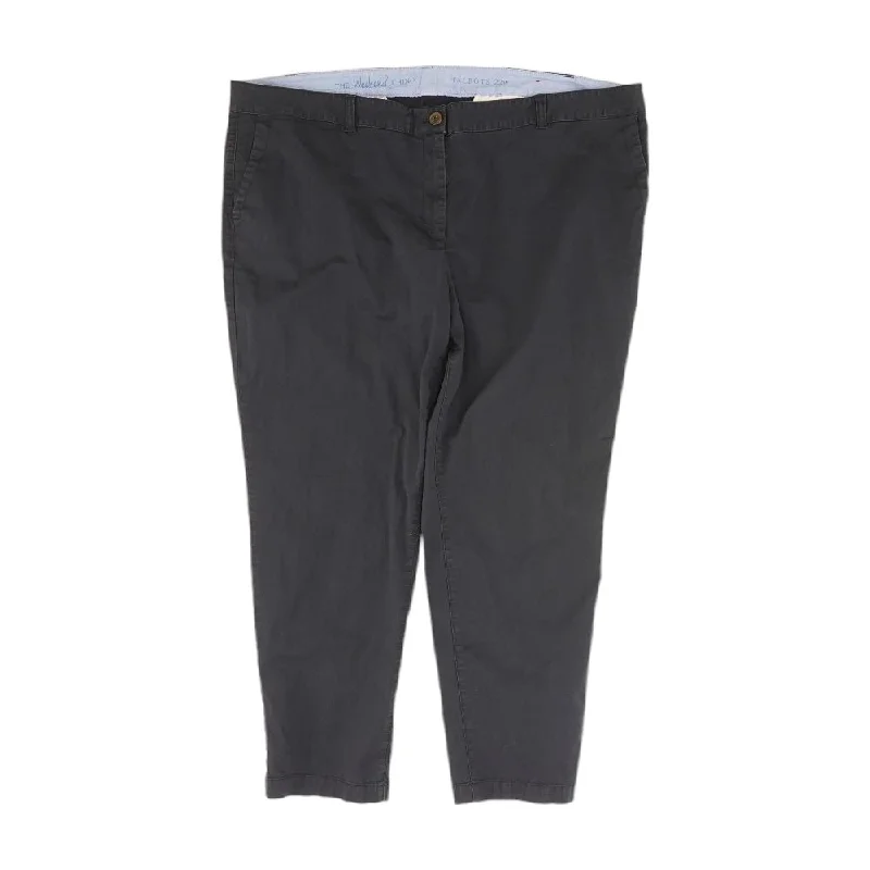 Navy Solid Chino Pants