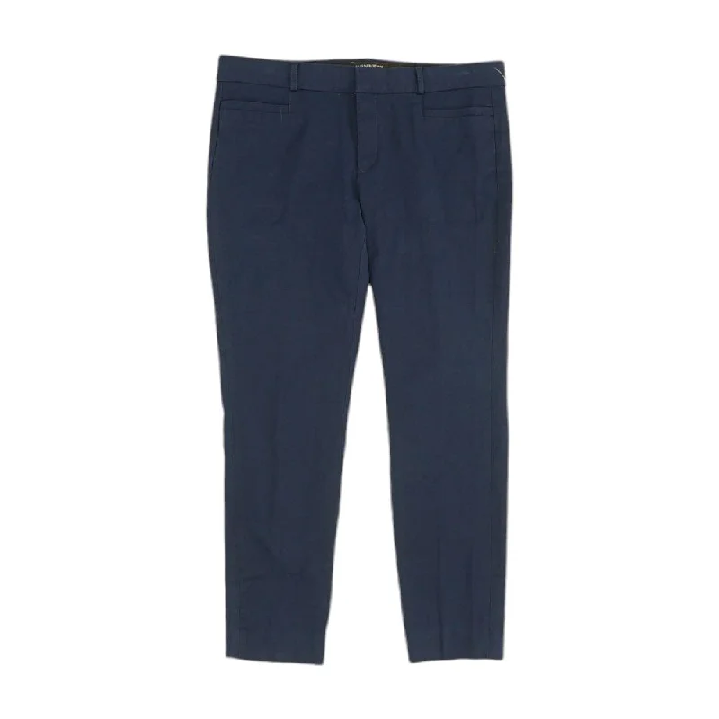 Navy Solid Chino Pants