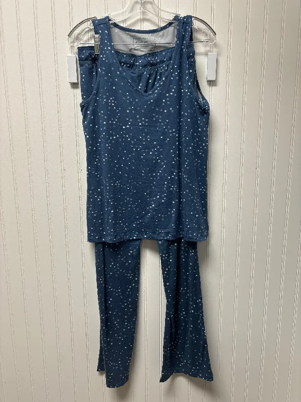 Pajamas 2pc By Eddie Bauer In Navy, Size: M