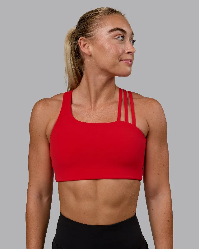 Galvanise Sports Bra - Crimson